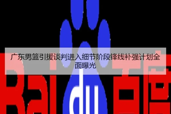 广东男篮引援谈判进入细节阶段锋线补强计划全面曝光